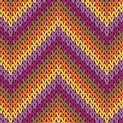 lila camel (caramel) geel oranje petrol oud lila ZigZag - french terry (op=op)