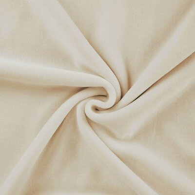 beige (natural) katoenen velvet
