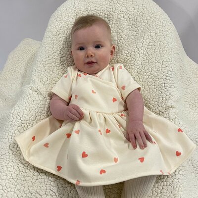 overslagjurk lange mouw en korte mouw 50 t/m 98 patroon - adiy (181)