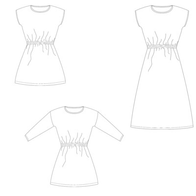 Lux jurk - dames naaipatroon - Bel'etoile