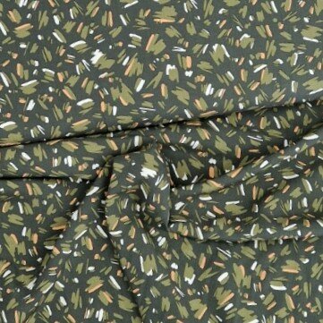 groen (army) olijf Verf streepjes Radiance Viscose (op=op)