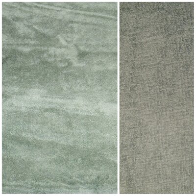 sapphire green bamboo cotton fleece