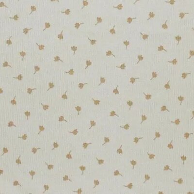 beige (kiezel) taupe Klavertjes - fijne katoenen Baby rib tricot SOFT (op=op)