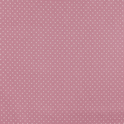 roze (oud) wit stipjes poplin katoen (op=op)
