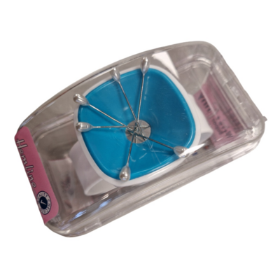 blauw magneet spelden armband - armspeldenkussen