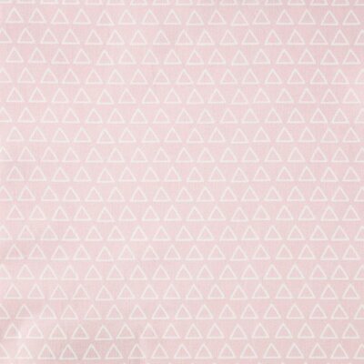 roze (licht) wit driehoek triangels katoen (op=op) 