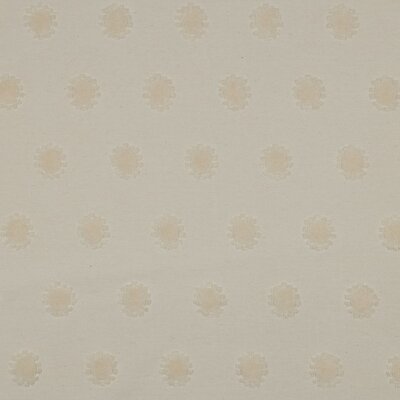 wit (ecru-natural) Zonnetjes Bloemen badstof tricot (babybadstof) (op=op)