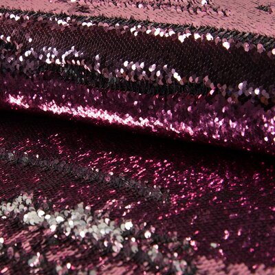 roze (oud) Pailletten Cocktail stof