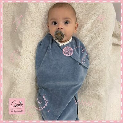 Inbakerslaapzak - baby slaapzak patroon 0 tot 6 maanden - adiy (170)