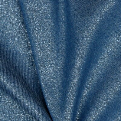 blauw (jeans) glitter jeans - dunne Denim spijkerstof (op=op)