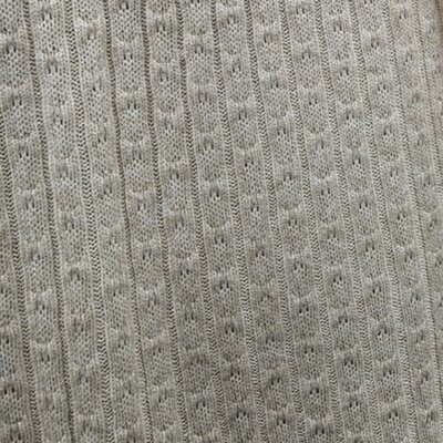 beige (taupe) Kabel gebreide stof (op=op)