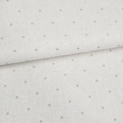 beige (natural) (melee) nopjes linnen viscose