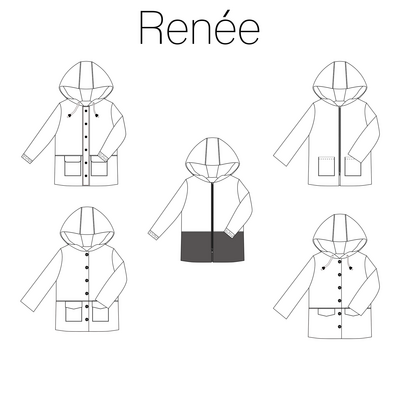 Renée jas kids naaipatroon - Iris May