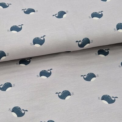 grijs (licht) jeans blauw Walvissen tricot (op=op)