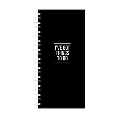 zwart wit PLANNER - to do Notebook