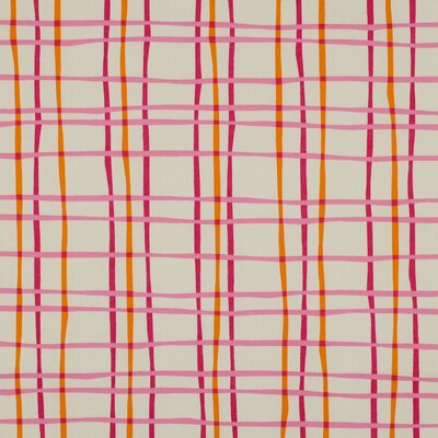 wit (creme) roze  geel mauve Retro Ruitjes - fijne poplin katoen (op=op)