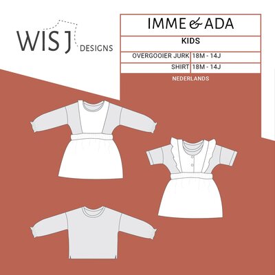Imme jurk & Ada shirt kids naaipatroon - Wisj