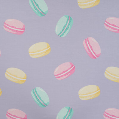 lila geel roze mint Macarons Pastel - french terry (op=op)