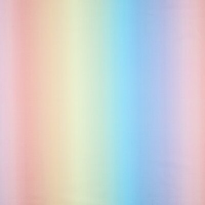 nog 55cm - geel roze blauw mulitcolor Regenboog digitaal poplin katoen (op=op)