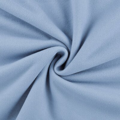 licht blauw biologisch katoen fleece (op=op)