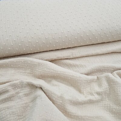 beige (natural) nopjes broderie hydrofiel