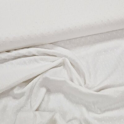 wit (off white) nopjes broderie hydrofiel *S NIEUW