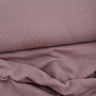 mauve nopjes broderie hydrofiel (op=op)