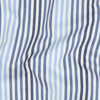 wit jeans blauw Gestreepte jeans - Denim spijkerstof (op=op)
