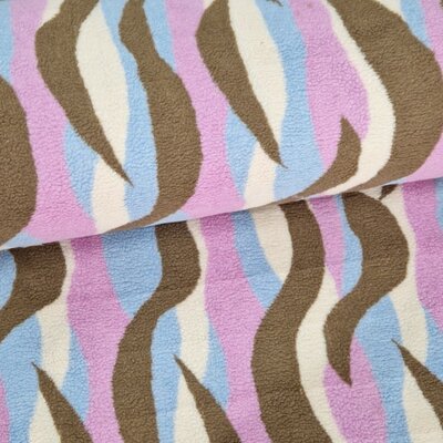 natural cacao lila (violet) licht blauw Swirl teddy borg