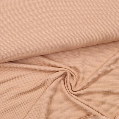 perzik Fancy katoen gebreide tricotstof (op=op)