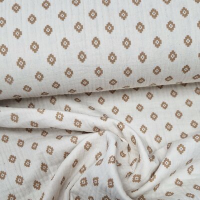 wit (natural) beige Bohemian Biologische hydrofiel (op=op)