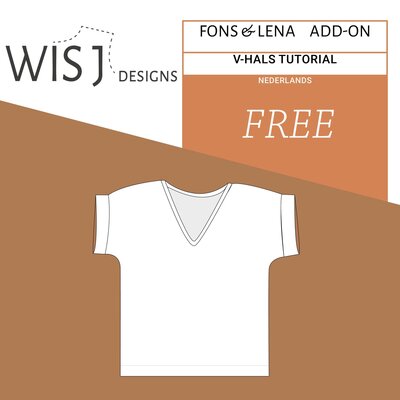 gratis AANVULLING op Fons shirt & Lena jurk/top kids naaipatroon - Wisj