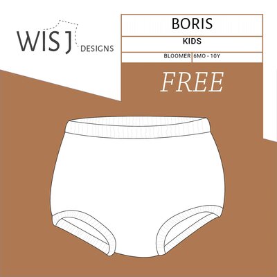 Gratis naaipatroon Boris Bloomer - broekje kids PDF - Wisj 