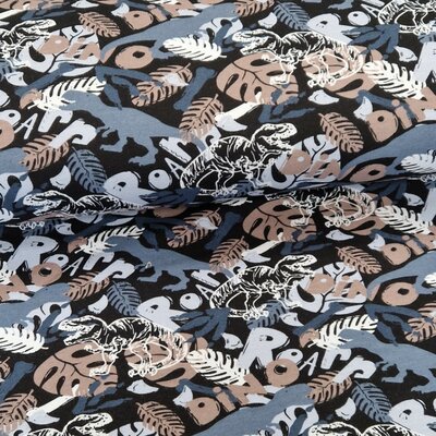 zwart jeans blauw Camouflage Dinosaurus french terry jogging (op=op)