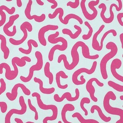 blauw (licht) roze Swirl Strepen  -  dikke sweat jogging (op=op)