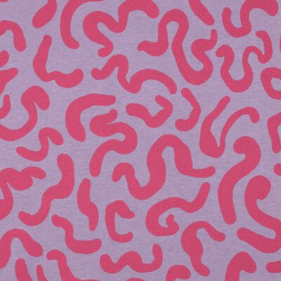 lila roze Swirl Strepen  -  dikke sweat jogging