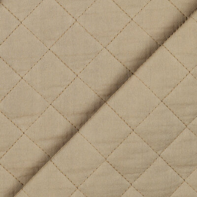 beige (taupe-camel) Ruit gevoerde hydrofiel dubbelzijdig (op=op) 