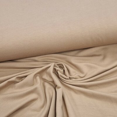 beige (cacao) french terry - soft sweat *S