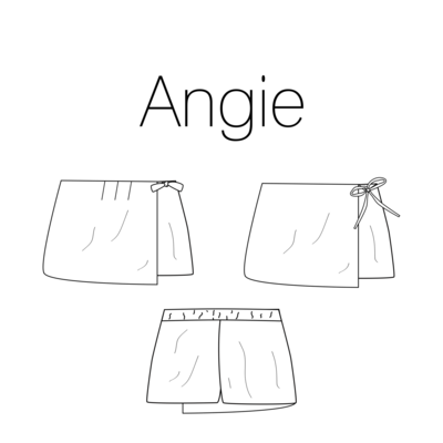 Angie broekrok-skort kids naaipatroon - Iris May