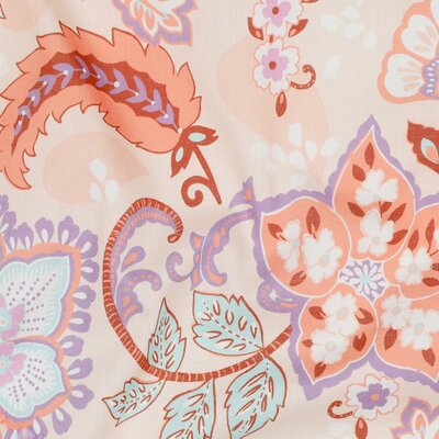 perzik lila violet mint wit koraal Stella bloemen - voile katoen Nerida Hansen (op=op)