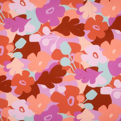 perzik violet bruin mint koraal Bloemrijk Pad - Lenzing Ecovero Viscose Nerida Hansen (op=op)