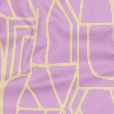 lila perzik Steden strepen - voile katoen Nerida Hansen (op=op)