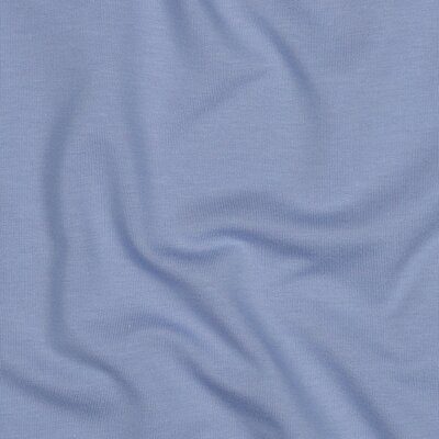 blauw (jeans lavendel l.) biologische french terry - soft sweat (op=op)