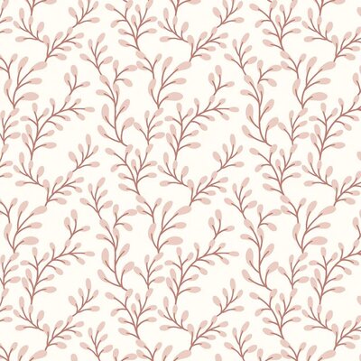 off white claypink Twigs cotton