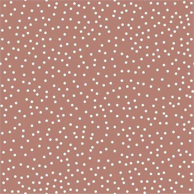 claypink white dots cotton