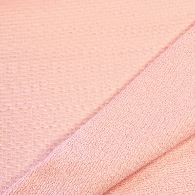 poeder roze WafelBadstof