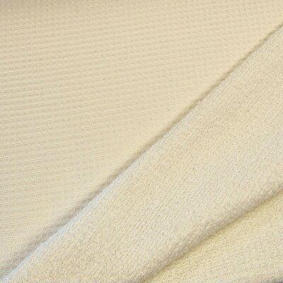 wit (ecru) WafelBadstof (op=op)