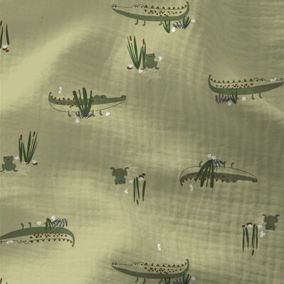 groen (olijf oud) army Krokodillen hydrofiel (op=op)