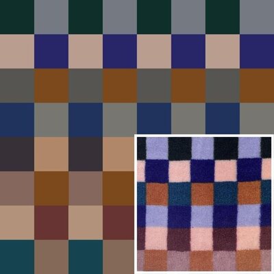 blauw (donker) nude cacao mauve Blokken babyteddy borg (op=op) V