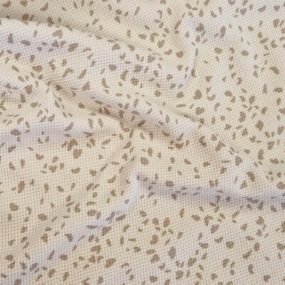 beige (kiezel) taupe Granito katoenen WAFEL tricot